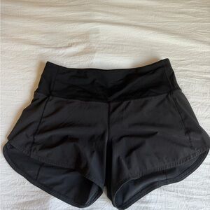 lululemon athletics black speed up short